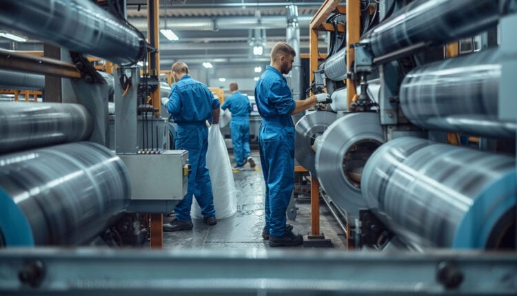 מפעל לייצור גומי לתעשייה